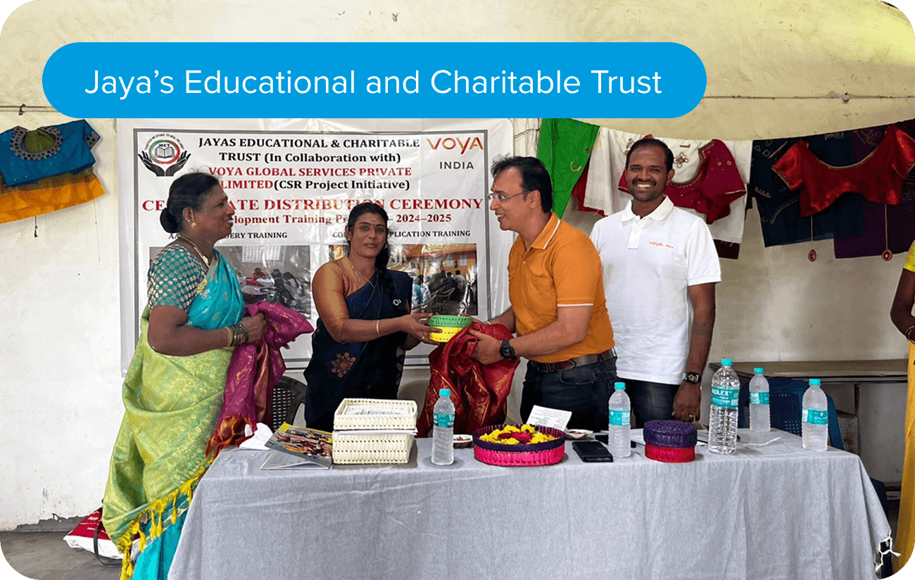 Jaya's educational and charitable trust
